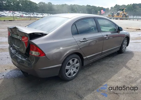2009 Honda Civic Lx z USA, uszkodzony, nr VIN 2HGFA165X9H530793